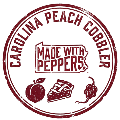 Carolina Peach Cobbler label